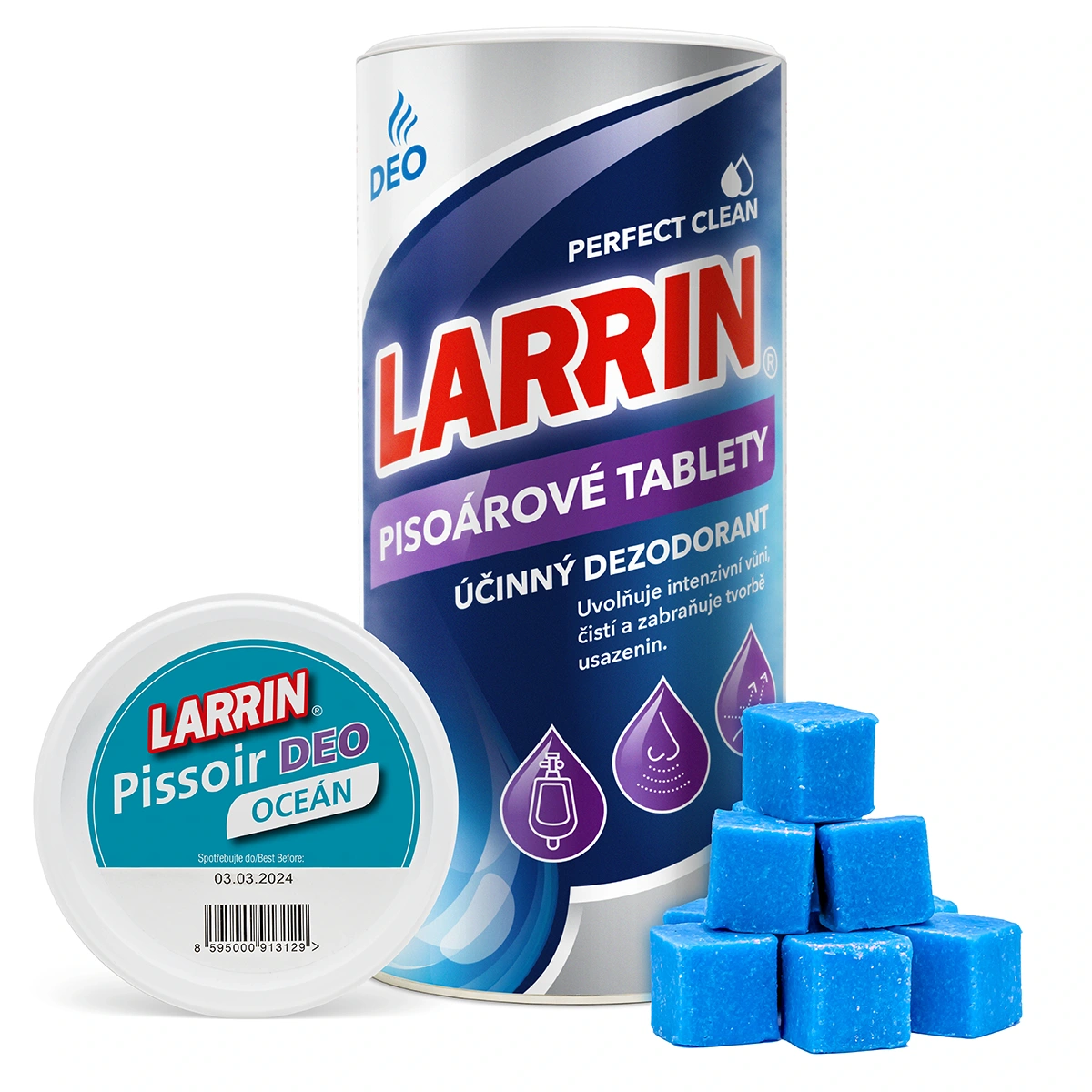 Larrin pisoárové tablety oceán 900g