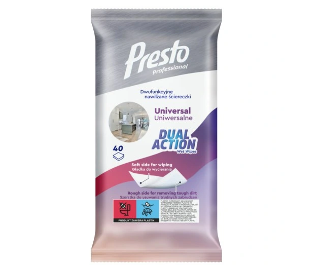 Presto vlhčené obrúsky univerzálne 40ks