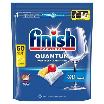 Finish Quantum tablety do umývačky riadu Lemon 60ks