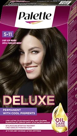 PALETTE DE LUXE 5-11 Svetlá popolavo hnedá