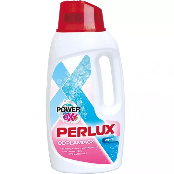 Perlux power oxy odstraňovač škvŕn  WHITE na biele prádlo 1,4L