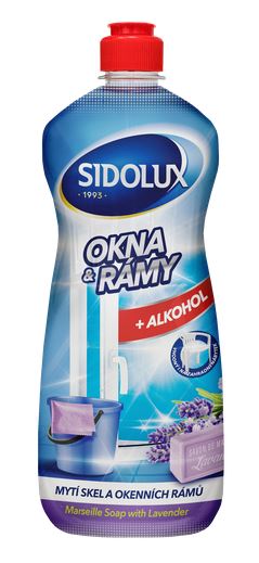Sidolux na umývanie okná, rámy 1L marseilské mydlo a levandula