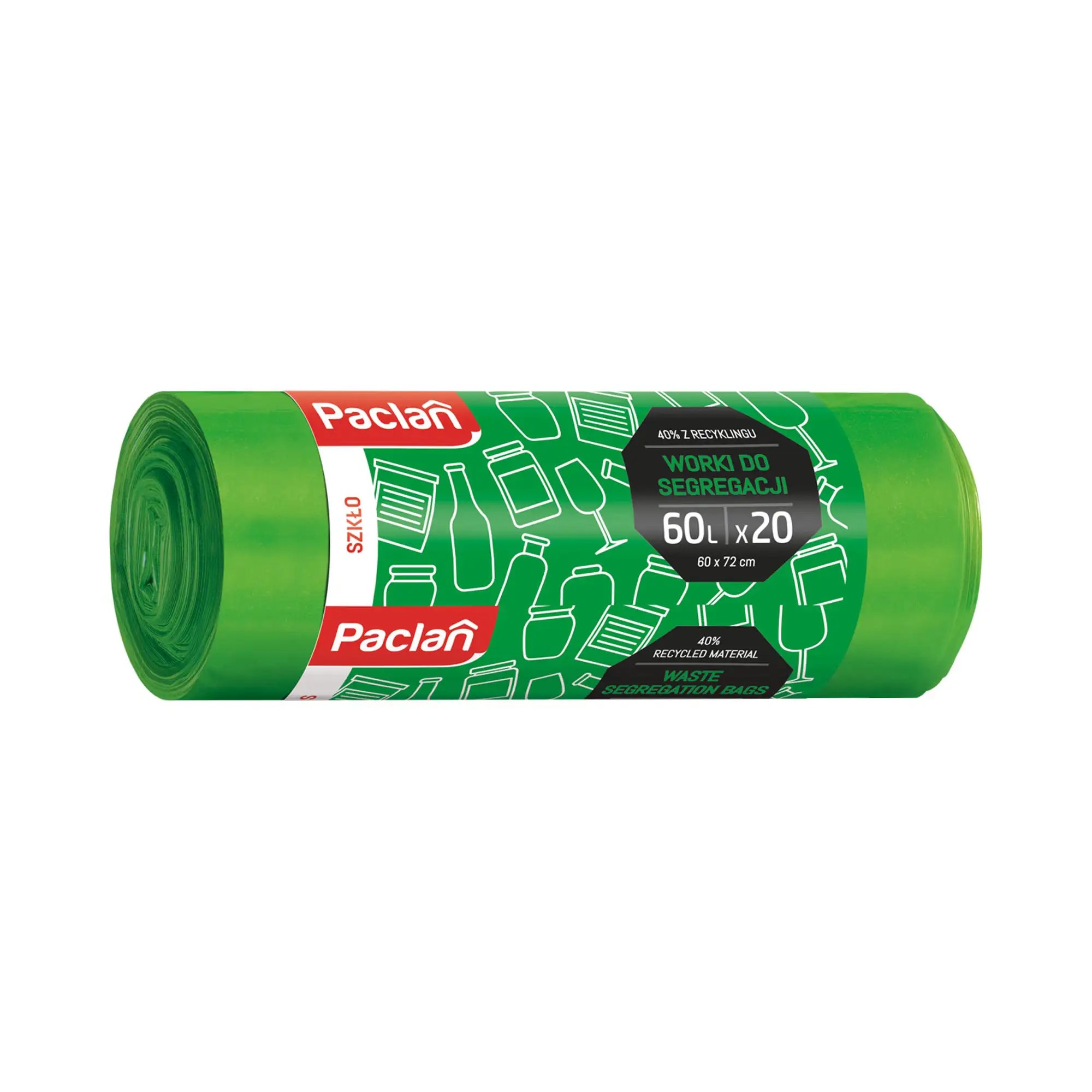 Paclan vrecia na separáciu  SKLA 60L 20ks 60x72cm