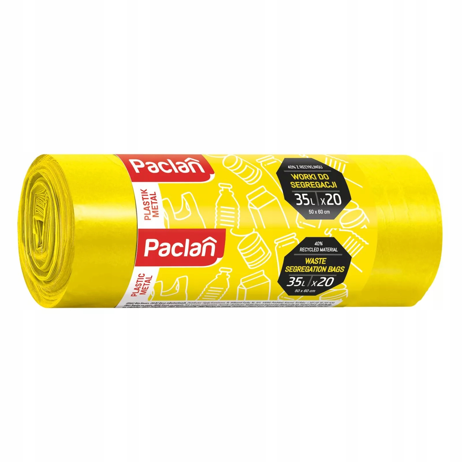 Paclan vrecia na separáciu PLASTOV 35L 20ks
