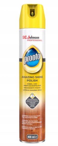 Pronto amazing shine leštidlo na drevené povrchy 400ml