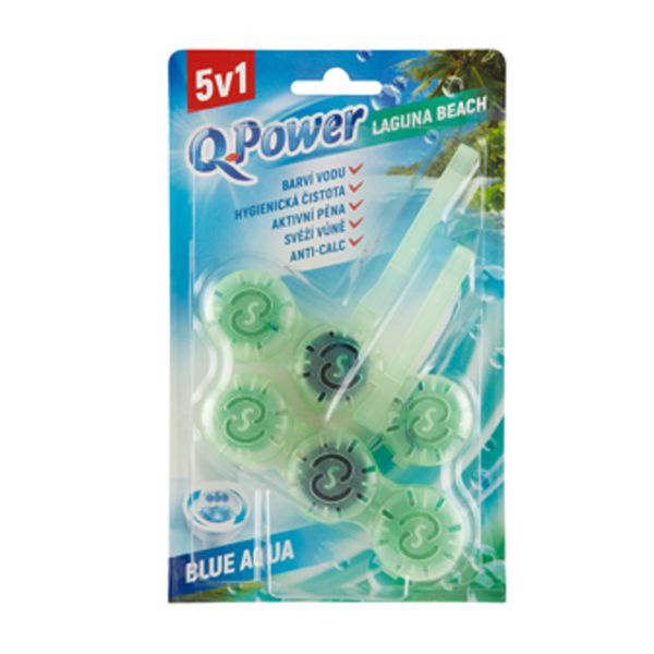 Q Power WC závesný košík 5v1 Laguna Beach 2x40g