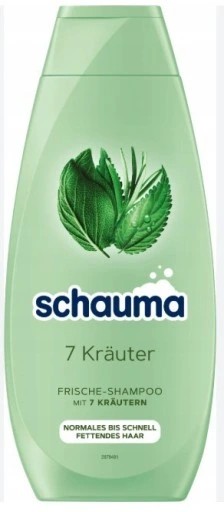 Schauma šampón 7 bylín na normálne a mastné vlasy 400ml