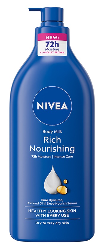 Nivea výživné telové mlieko Rich Nourishing 625ml