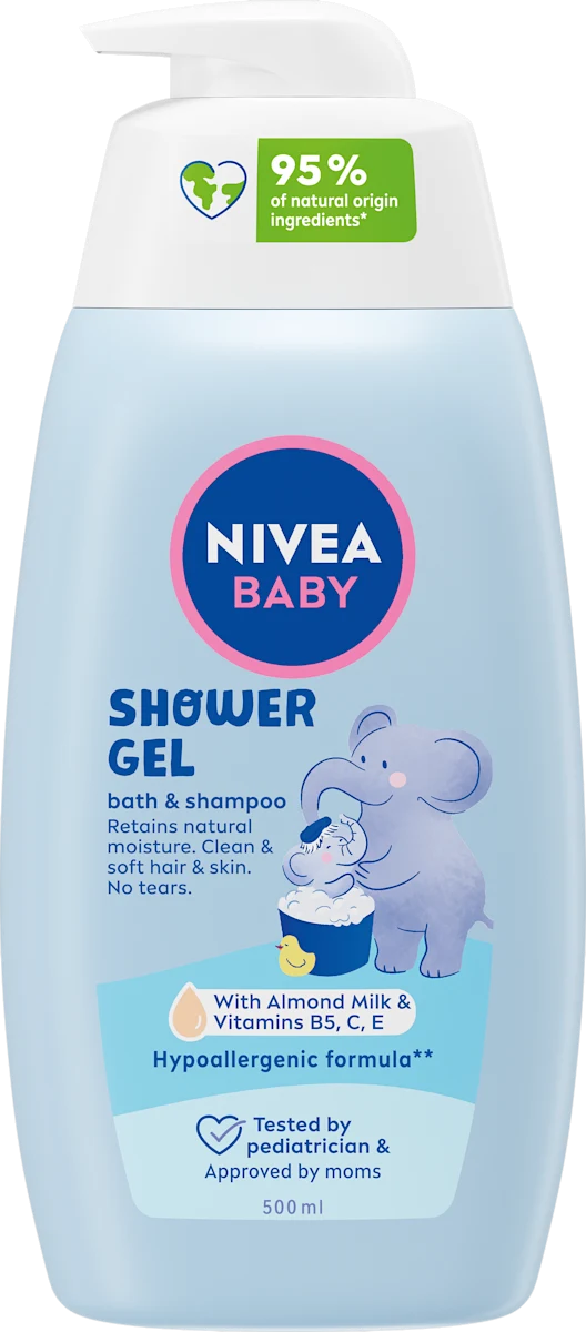 Nivea BABY detský sprchovací gél pre celé telo a vlasy head to toe 500ml