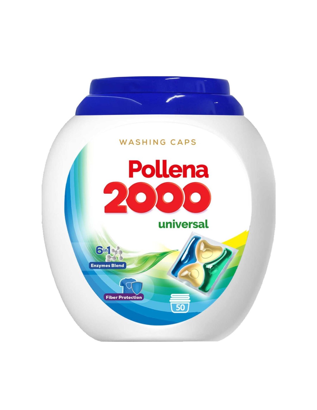 Pollena 2000 univerzál pracie kapsule 50ks 900g