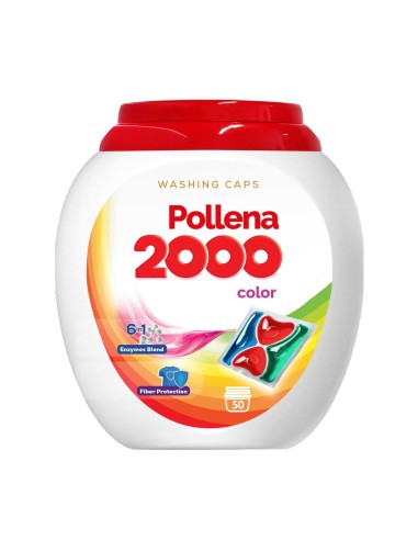 Pollena 2000 pracie kapsule na farebnú bielizeň 50ks 900g
