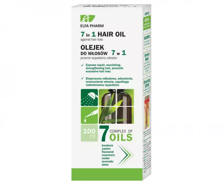 Elfa Pharm Vlasový olej proti vypadávaniu vlasov 7in1 Hair Oil - 100ml