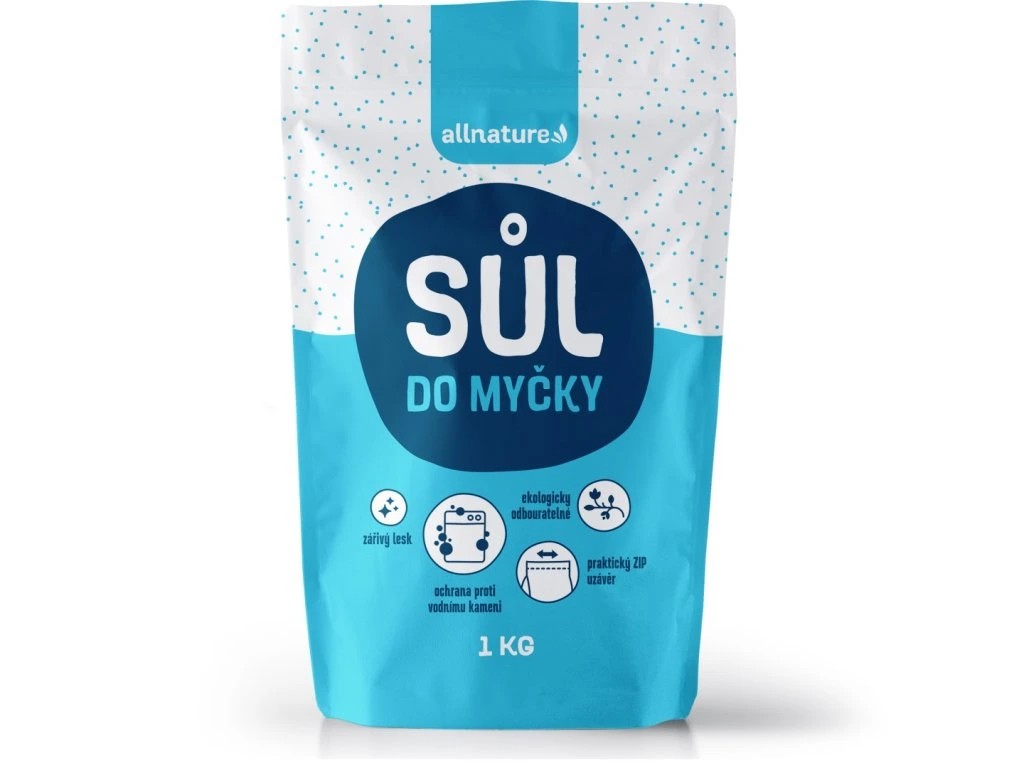 Allnature soľ do umývačky riadu 1kg
