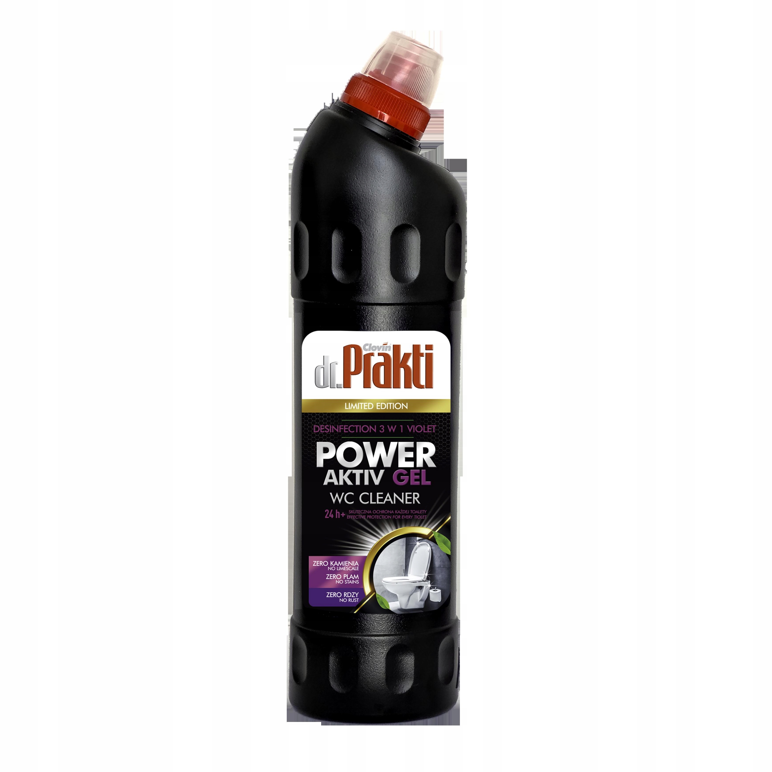 dr.Prakti wc čistič 3v1 violet 750ml