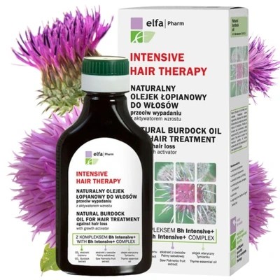 Elfa Pharm therapy prírodný lopúchový olej na vlasy 100ml /Záruka do 26.11.2025 !!