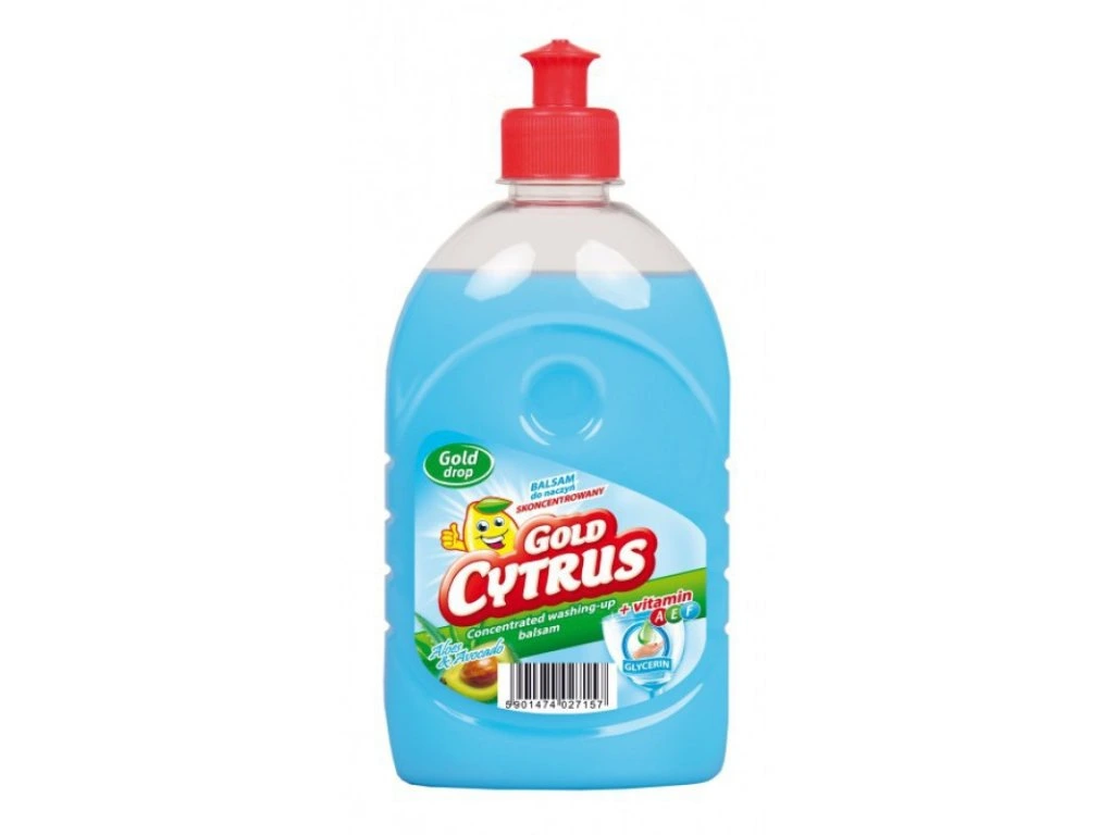 Gold Cytrus saponát na riad aloe a avokádo 500ml