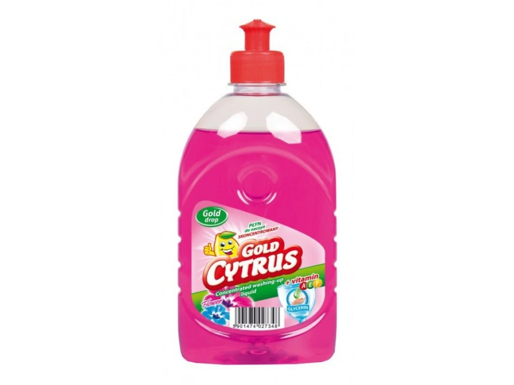 Gold Cytrus saponát na riad kvety 500ml