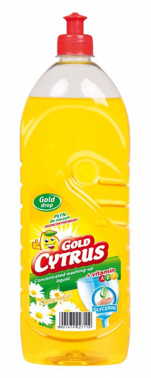 Gold Cytrus saponát na riad kamilka 1000ml
