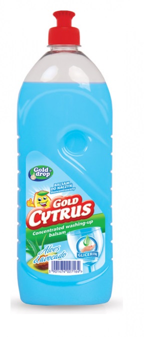 Gold Cytrus saponát na riad aloe a avokádo 1000ml