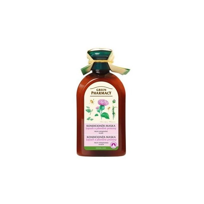 Green Pharmacy kondicionér-maska Lopúch a pšeničné proteíny 300ml