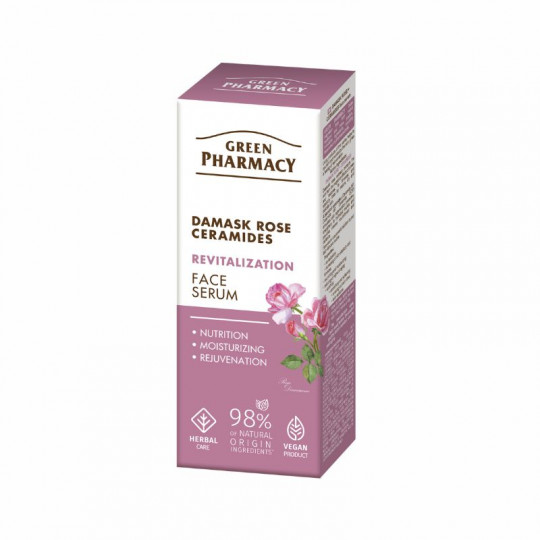 Green Pharmacy pleťové sérum Damask Rose ceramides 30ml