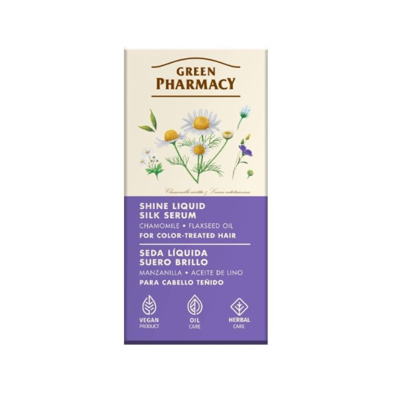 Green Pharmacy vlasové sérum pre lesk vlasov 30ml