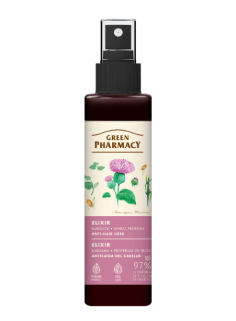 Green Pharmacy vlasový elixír proti vypadávaniu vlasov 150ml