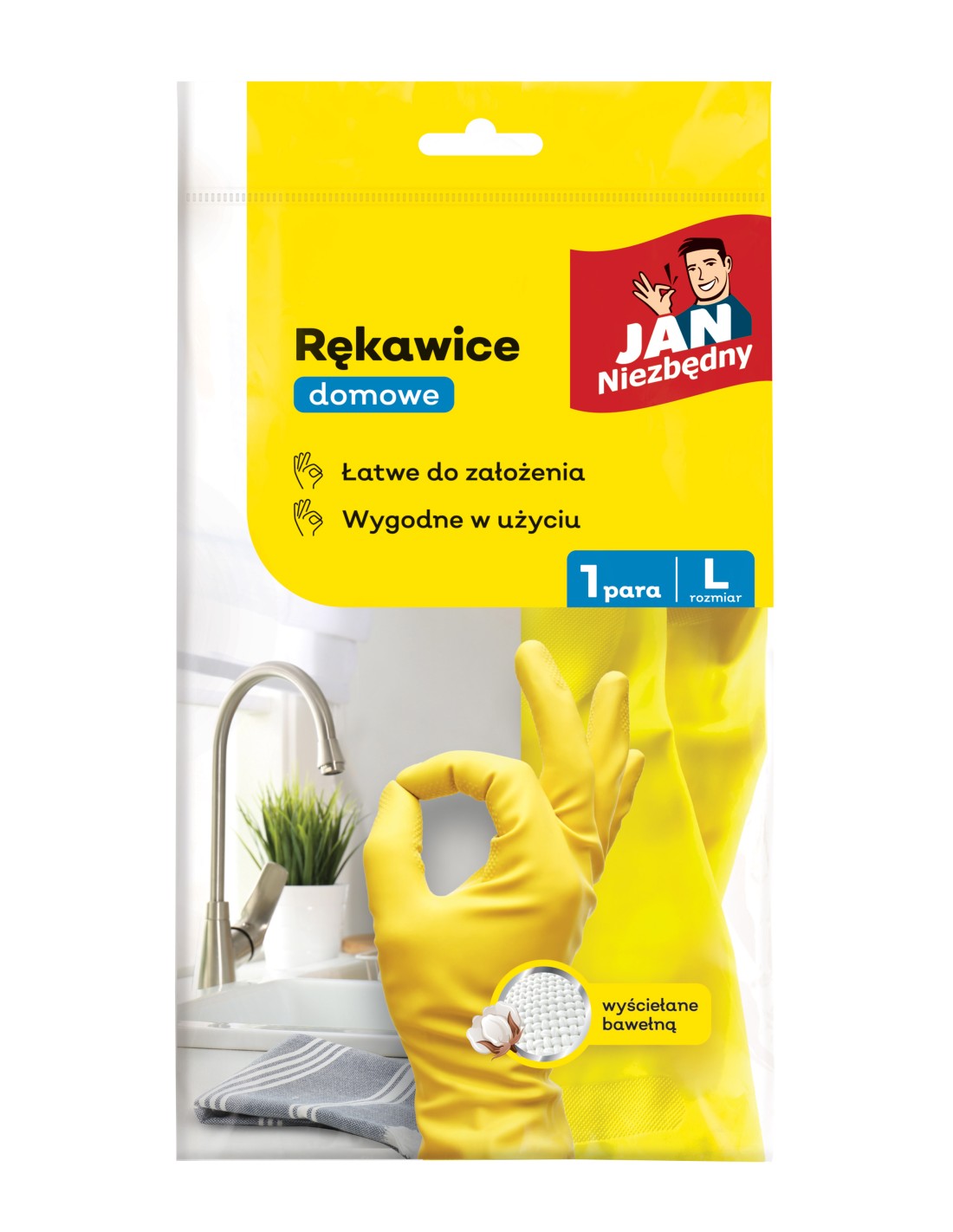 Jan Niezbedny gumené rukavice č.L 1pár