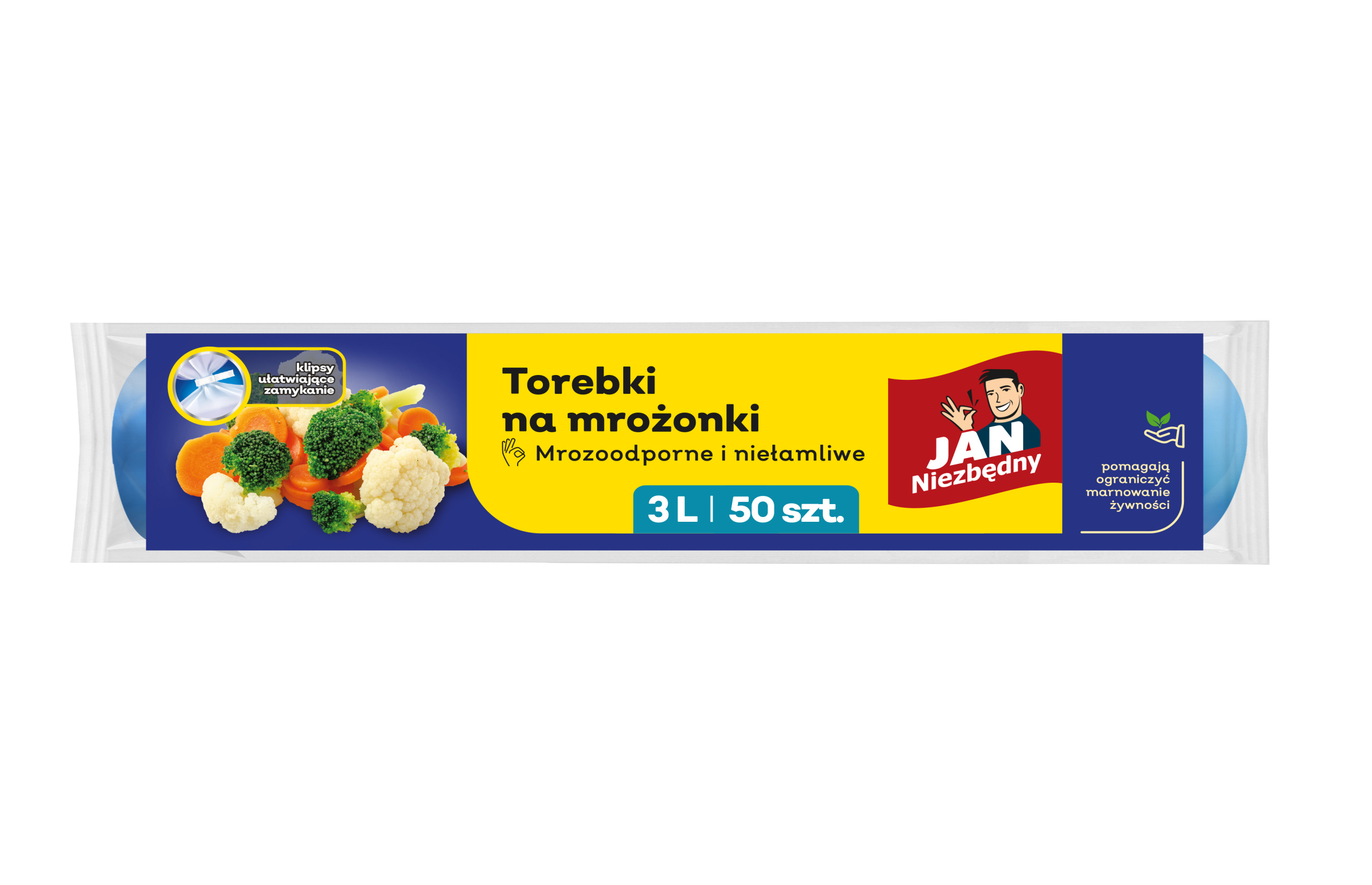 Jan Niezbedny vrecká do mrazničky 27xy30cm 3L 50ks