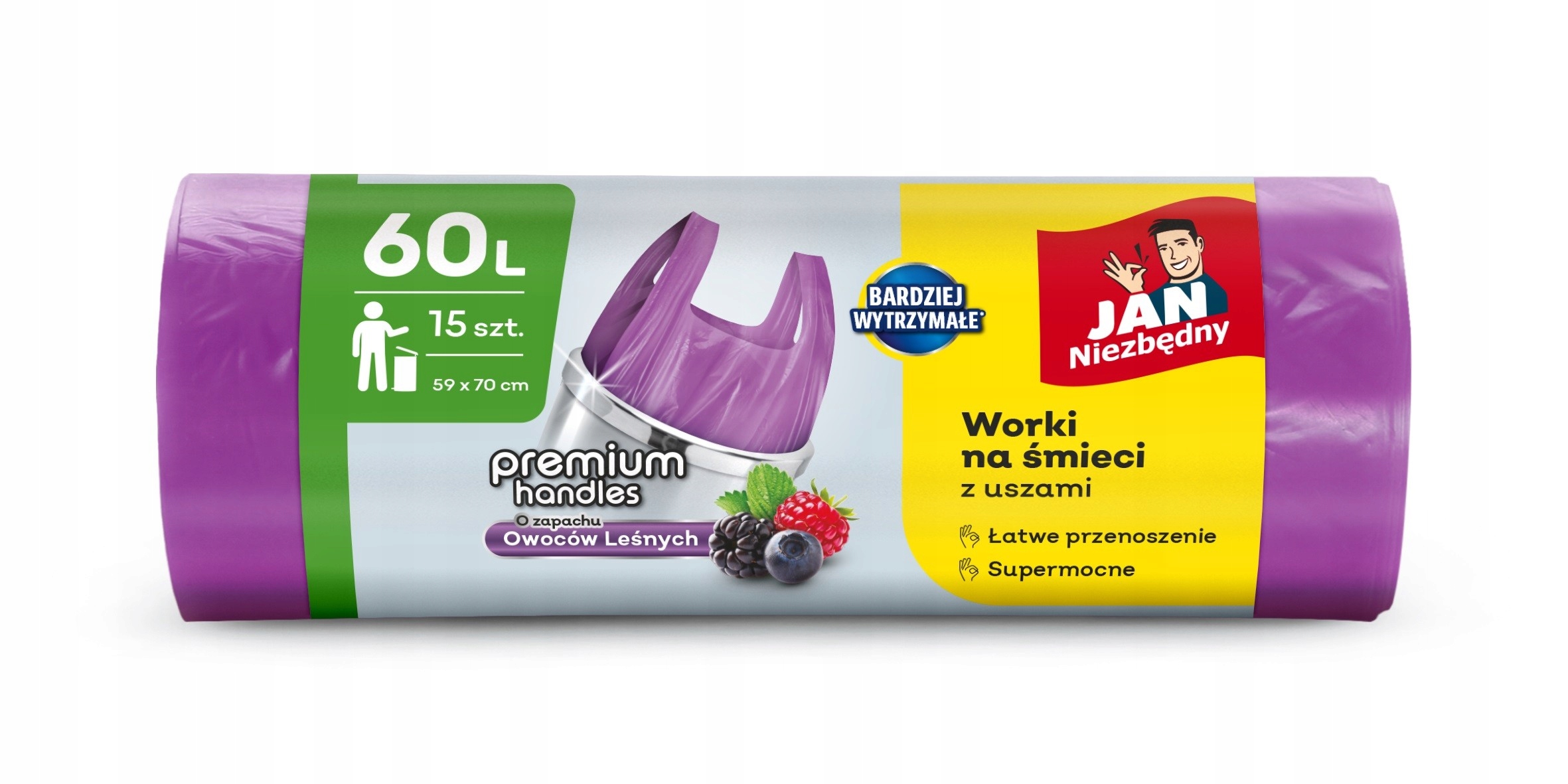 Jan Niezbędny vrecia na odpad voňavé  60L/15ks