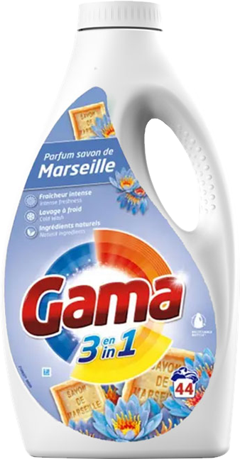 Gama gél na pranie Marseille univerzálny 1,98L / 44pd