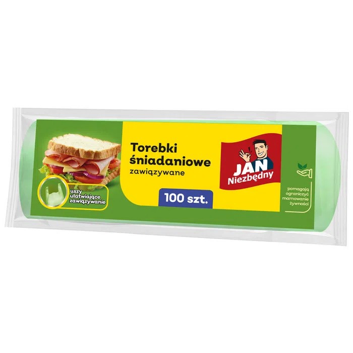 Jan Niezbedny desiatové vrecká 100ks s klipsami