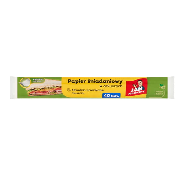 Jan Niezbedny desiatový papier 40ks hárky