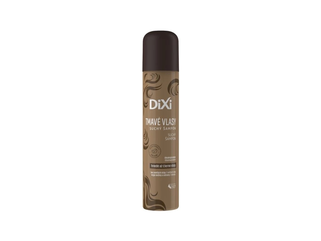 DIXI suchý šampón na tmavé až čierne vlasy 200ml 