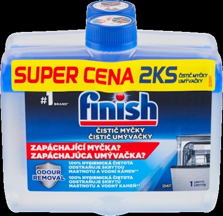 Finish čistič umývačky riadu duo 250m+250ml