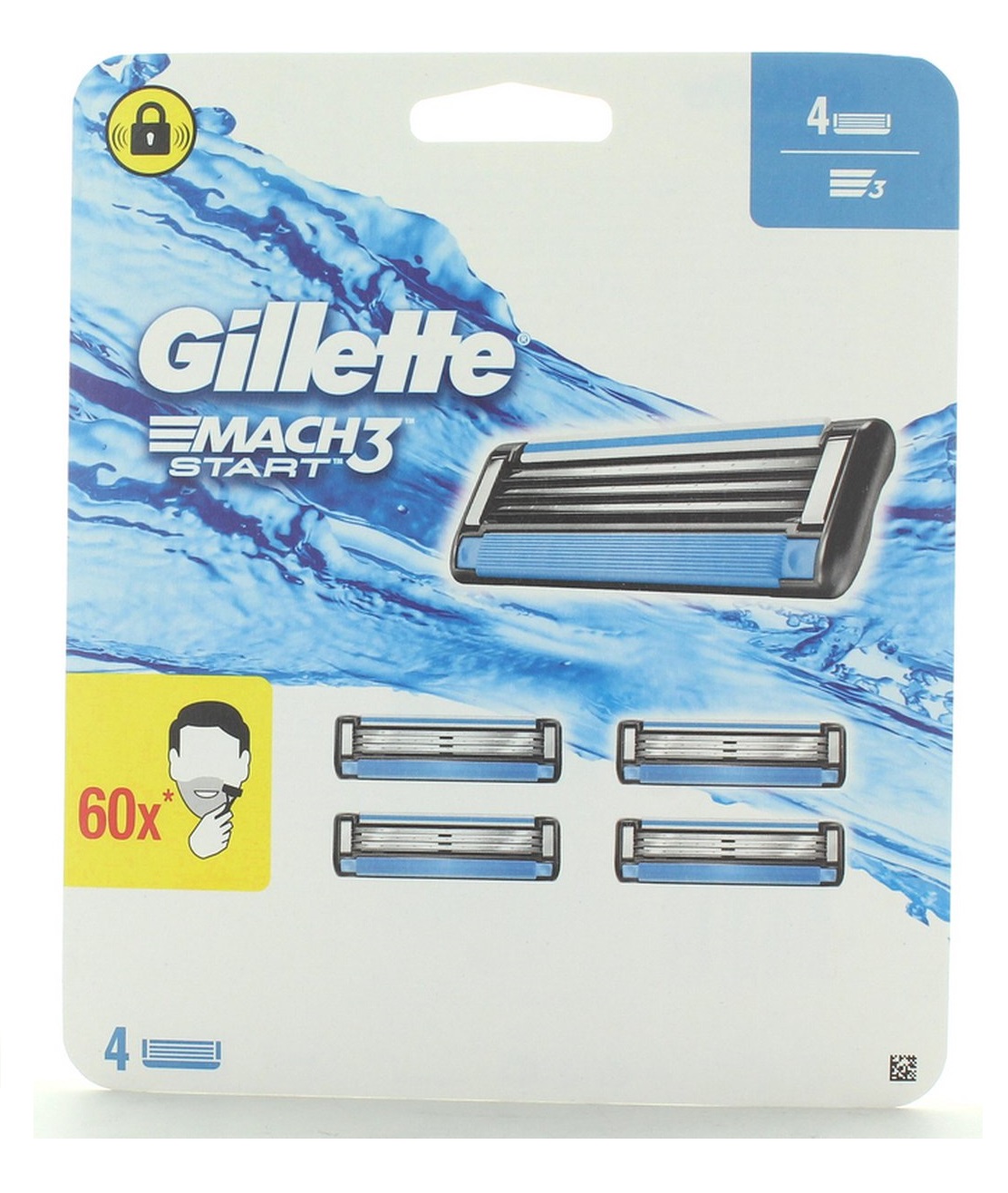 GILLETTE Mach3 START NÁHRADNÉ HLAVICE 4ks GILLETTE Mach3 START NÁHRADNÉ HLAVICE 4ks