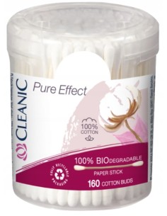 CLEANIC 160KS VATOVÉ PALIČKY PLASTOVÁ KRABIČKA