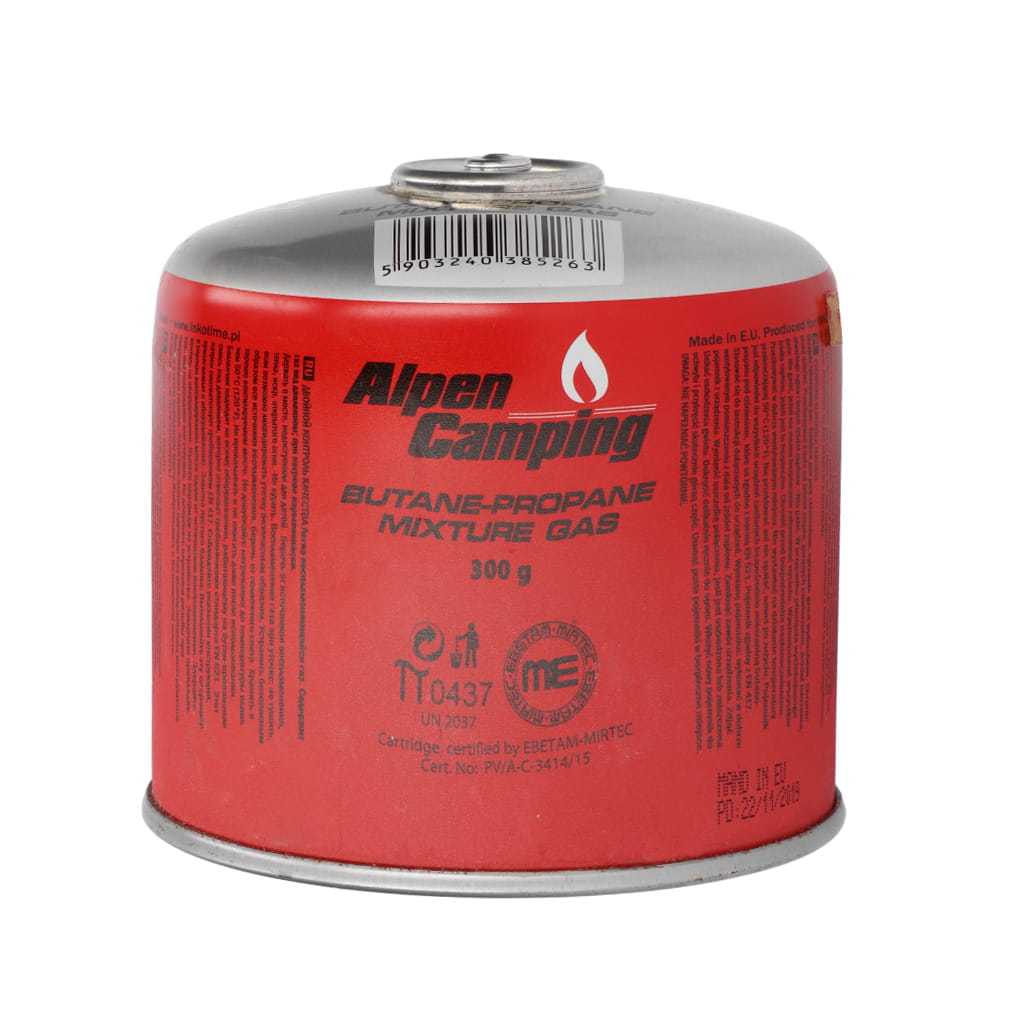 Alpen camping plynová kartuša 300g/ 529ml