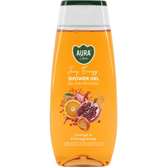 Aura Care sprchový gél Orange&Pomegranatel 350ml