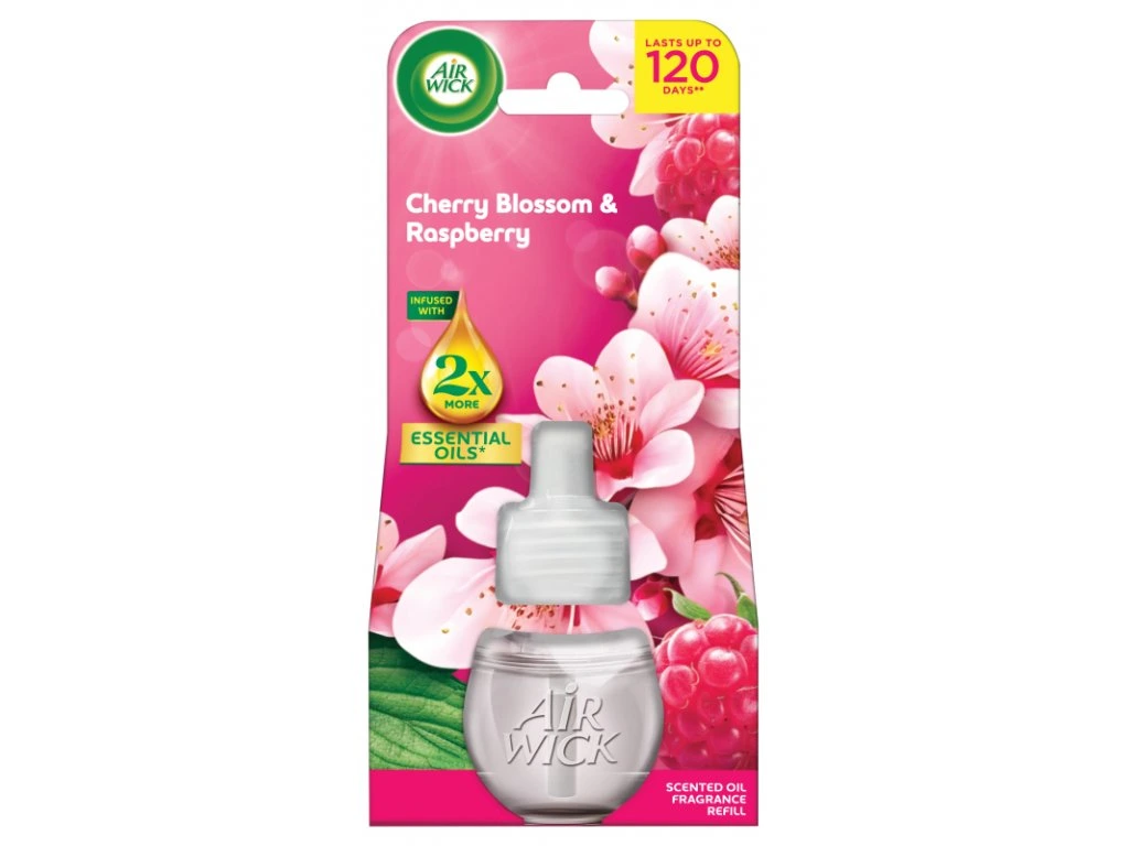 Air Wick Electric náhradná náplň Cherry Blossom&Raspbery 19ml