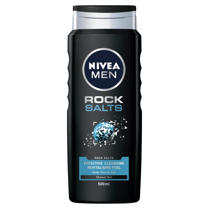 Nivea sprchový gél men Rock Salts 3v1 500ml