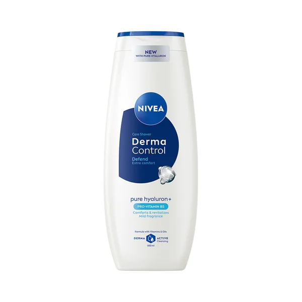 Nivea Derma Control sprchový gél Pure Hyaluron+Provitamin B5 500ml