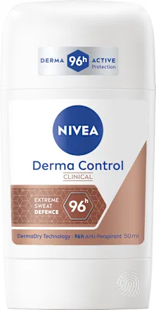 Nivea tuhý antiperspirant 96h Derma Control 50ml
