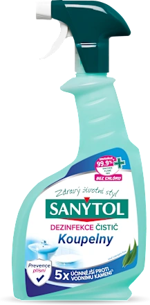 SANYTOL  DEZINFEKCIA A ČISTOTA proti vodnému kameňu KÚPEĽŇA 500ML / 003