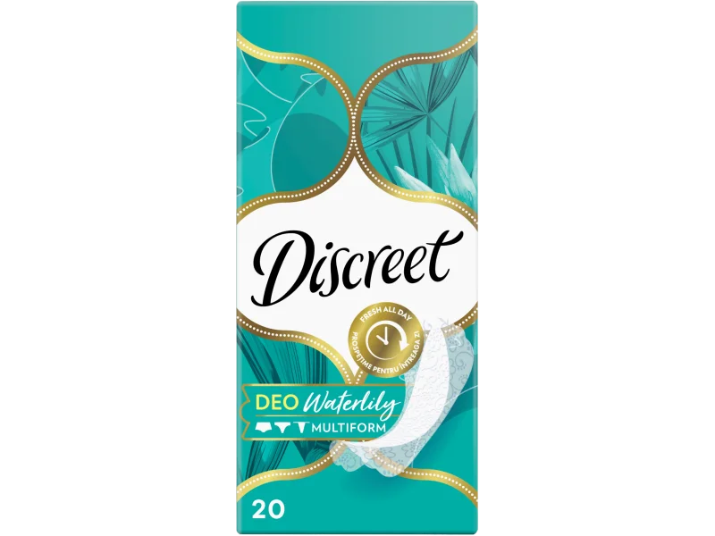 Discreet slipové vložky  Deo Waterlily multiform 20ks