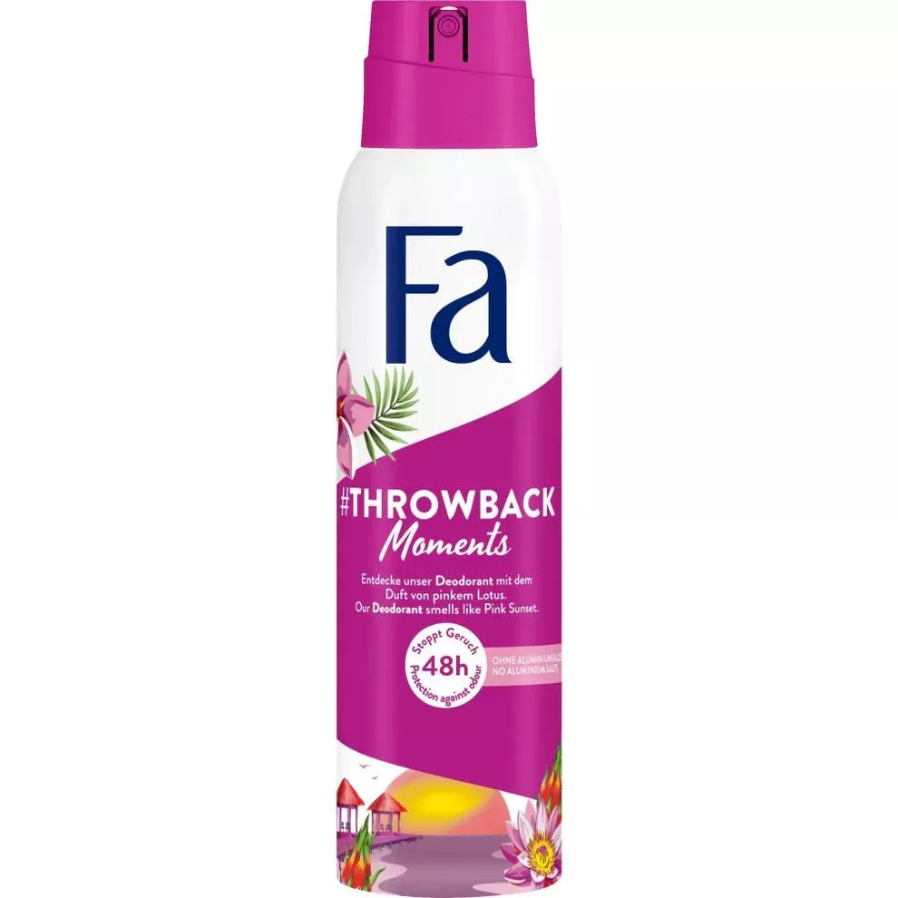 FA dámsky antiperspirant Throwback Moments 150ml
