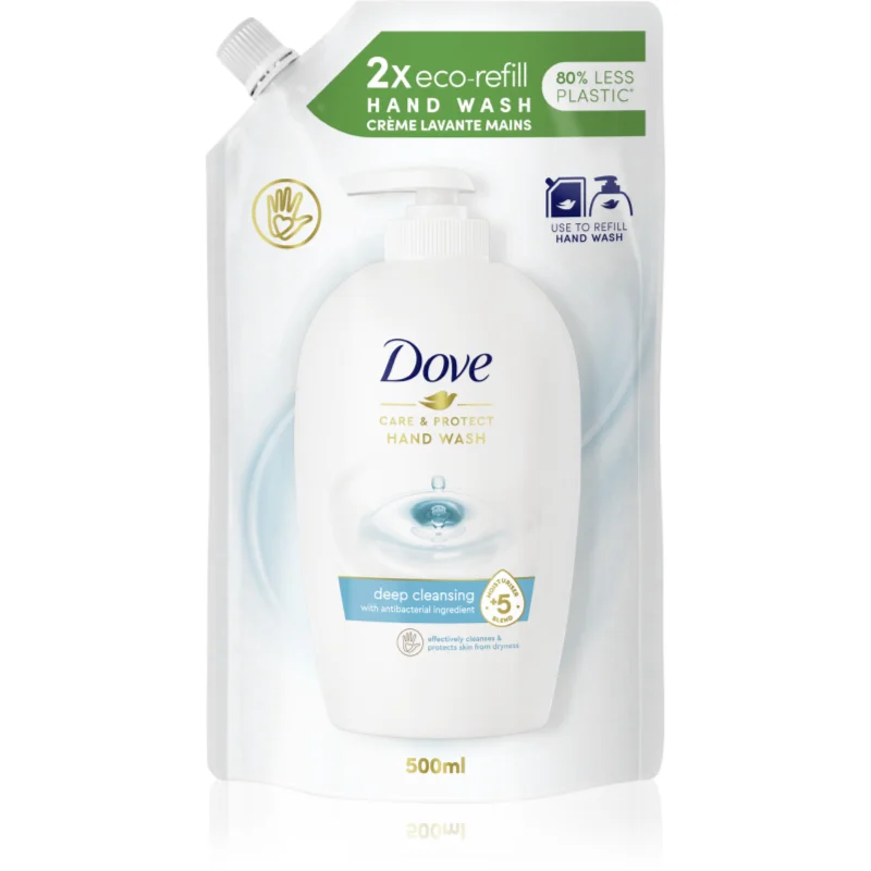 Dove tekuté mydlo náhradná náplň Deep Cleansing 500ml