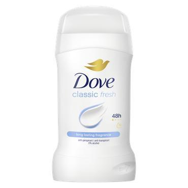 DOVE ANTIPERSPIRANT TUHÝ Classic Fresh50ML