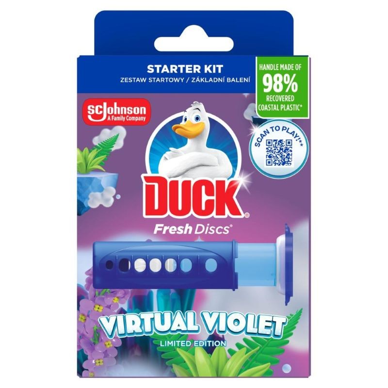 Duck Fresh Discs Virtual Violet gélový čistič WC 36 ml 6 dávok