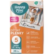 Detské plienky Happy Mimi Flexi Comfort Junior 5 (11 – 18 kg) 36 ks